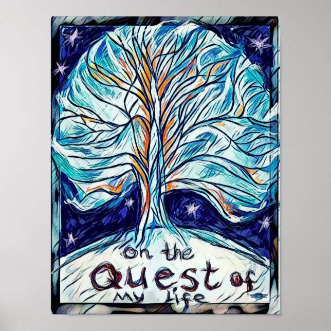 On the Quest of My Life - Tree Poster (Front)