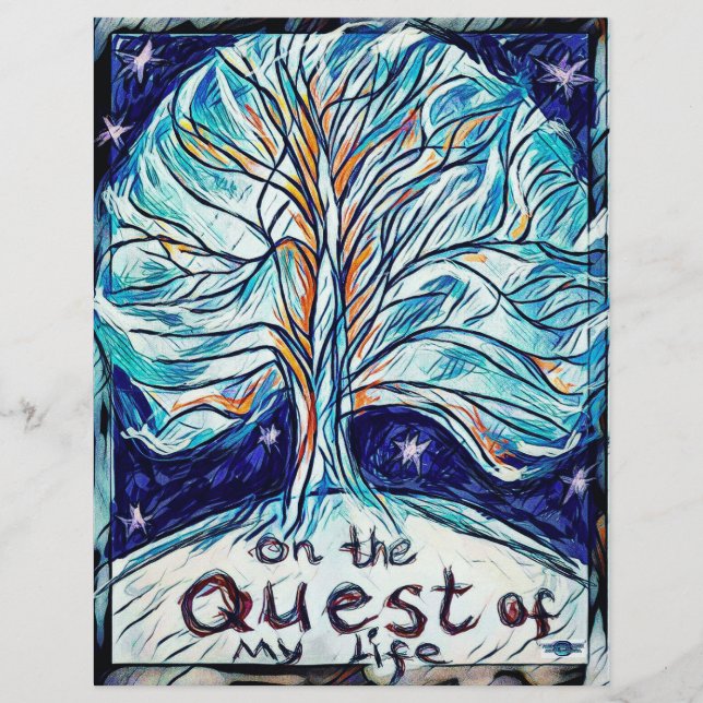 On the Quest of My Life - Tree - Stars. (Front)