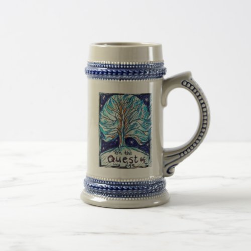 On the Quest of My Life _ Tree _ Stars Beer Stein