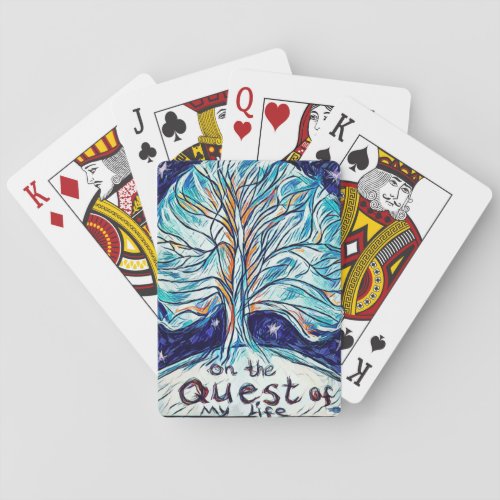 On the Quest of My Life _ Tree _ Stars Playing Cards