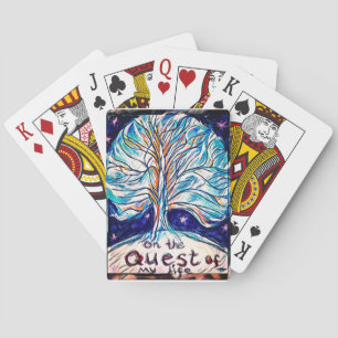 On the Quest of My Life - Tree - Stars. Poker Cards