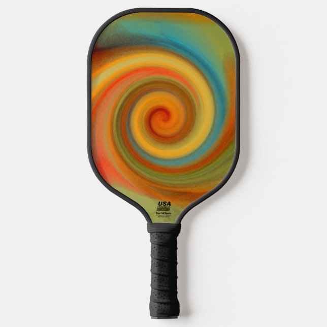 "On the Rebound" Carbon Fiber Pickleball Paddle (Front)