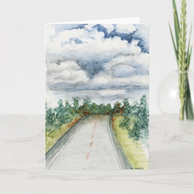 On the Road Again Card (Front)