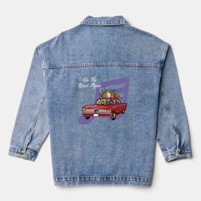 On The Road Again Denim Jacket (Back)