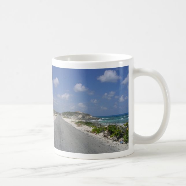 On the Road - Cozumel, Mexico Coffee Mug (Right)