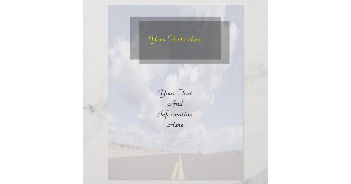 On The Road Flyer