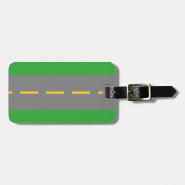 On the Road Luggage Tag (Front Horizontal)