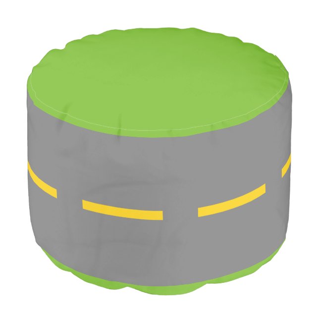 On the Road Pouf (Angled Front)