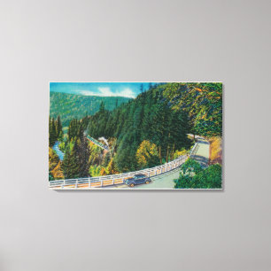 On the Road to Big Trees from Santa Cruz Canvas Print