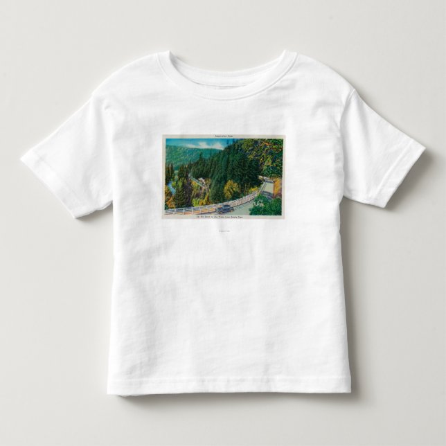 On the Road to Big Trees from Santa Cruz Toddler T-shirt (Front)