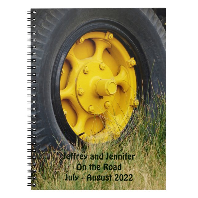 On The Road Trip Log Travel Journal (Front)