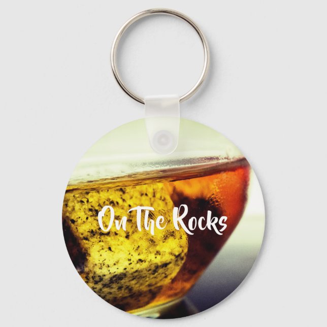 On The Rocks Keychain (Front)