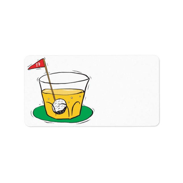 On The Rocks Label (Front)