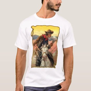 On The Run T-shirt by BootsandSpurs at Zazzle