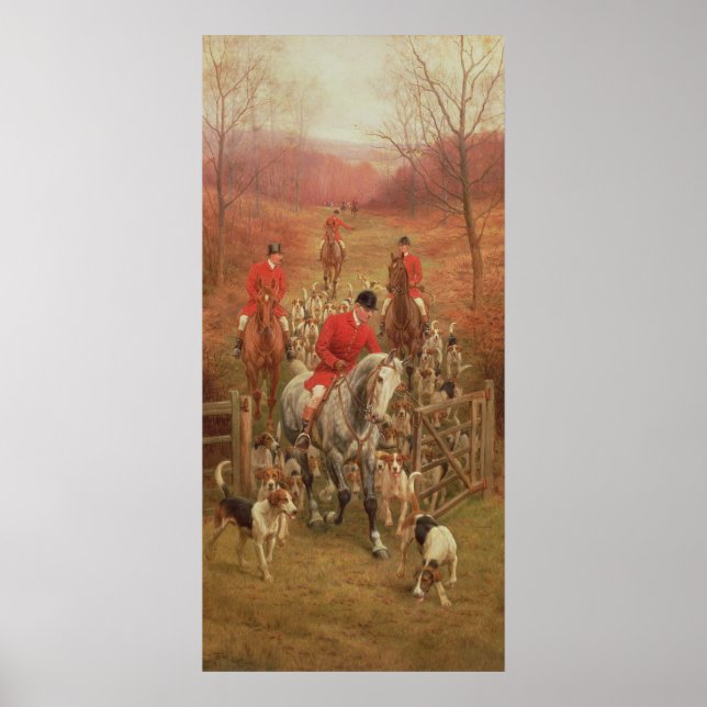 On the Scent, 1906 Poster (Front)