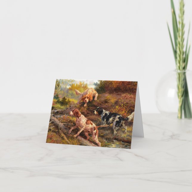 On the Scent by Edmund Henry Osthaus Thank You Card (Front)