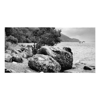 On the shores of Loch Ness with the monster Nessie Card