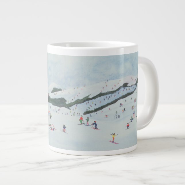 On the Slopes 1995 Giant Coffee Mug (Front Right)