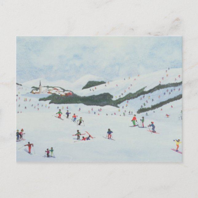 On the Slopes 1995 Postcard (Front)