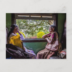 On the Sri Lankan train Postcard
