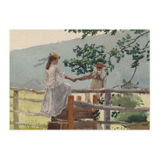 On the Stile | Winslow Homer Cards