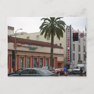 On the Streets of Hollywood Postcard