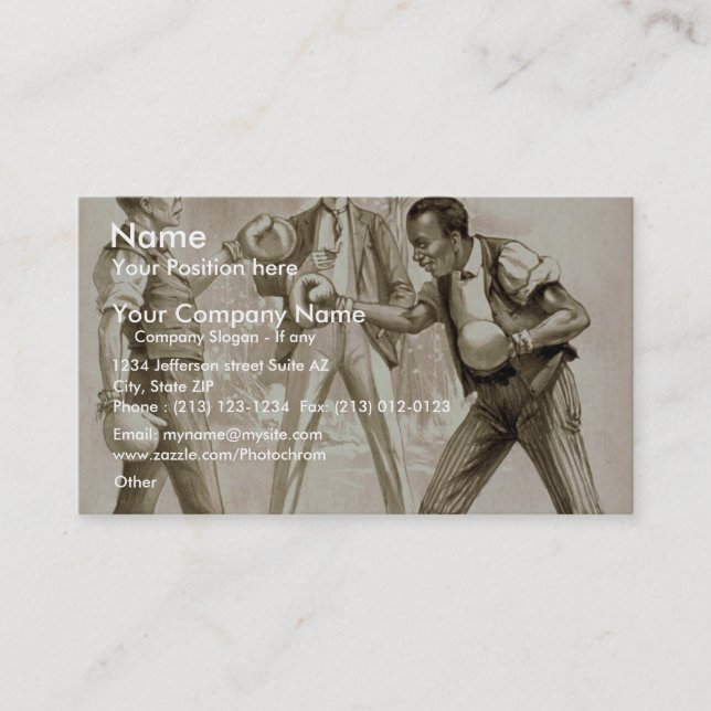 On the Stroke of Twelve Business Card (Front)