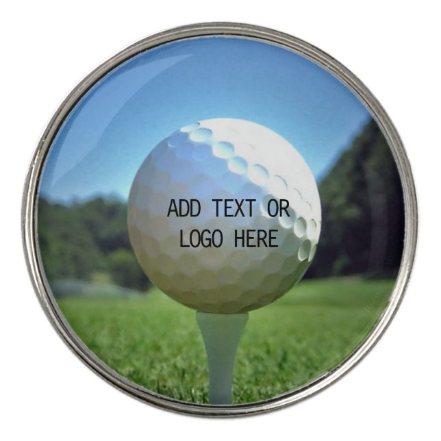 On The Tee Golf Ball Marker (Front)