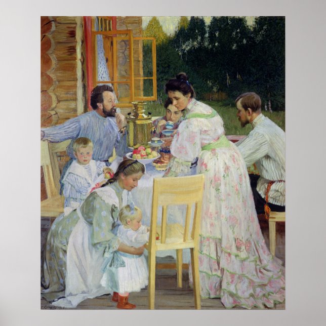 On the Terrace, 1906 Poster (Front)