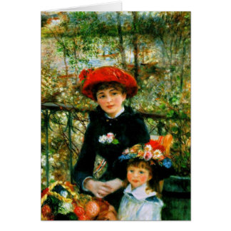 On the Terrace by Renoir Cards