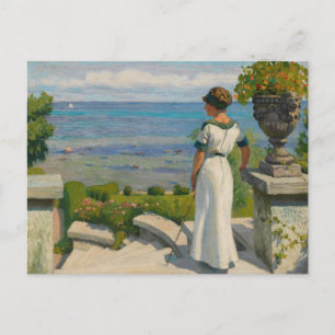 On the Terrace Paul Fischer Postcard