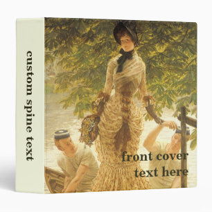 On The Thames by James Tissot, Vintage Realism Binder