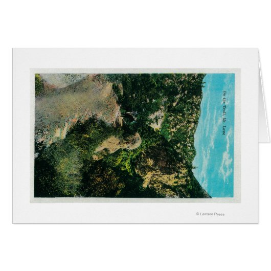 On the Trail, Horseback at Mt. Lowe (Front Horizontal)