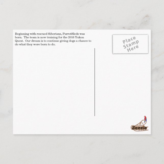 On_The_Trail.jpg Post Cards (Back)