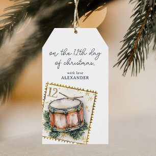 On the Twelfth Day of Christmas Gift Tags