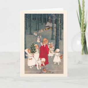 "On the Way to Church" Christmas Card