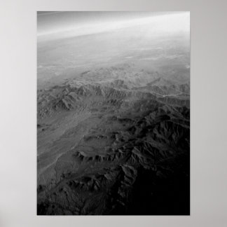 on the way to Hawaii B&W Poster