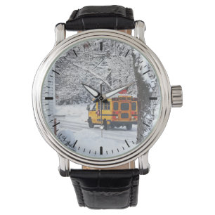 On the Way to School in Winter Watch