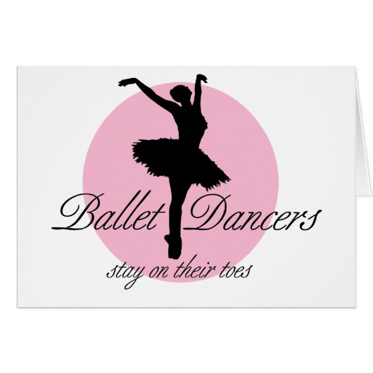 On Their Toes (Ballet) Cards (Front Horizontal)