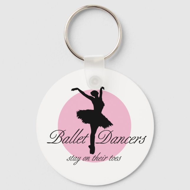 On Their Toes (Ballet) Keychain (Front)
