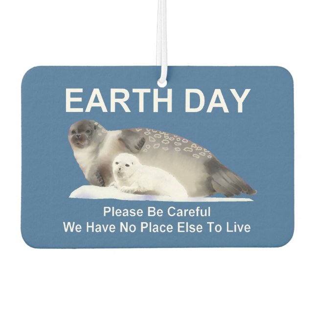 On Thin Ice Air Freshener (Front)