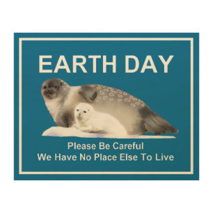 On Thin Ice Wood Wall Art