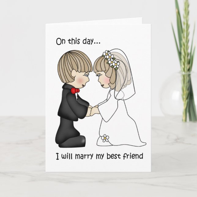 On this day Wedding card (Front)