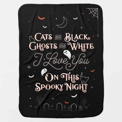 On This Spooky Night Baby Blanket
