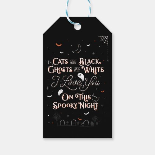 On This Spooky Night Halloween Gift Tags