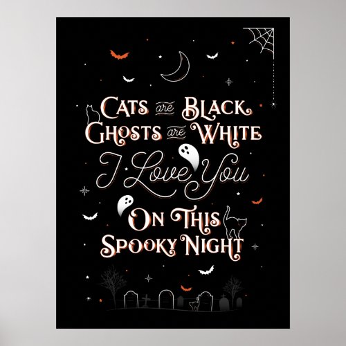 On This Spooky Night Poster 18x24