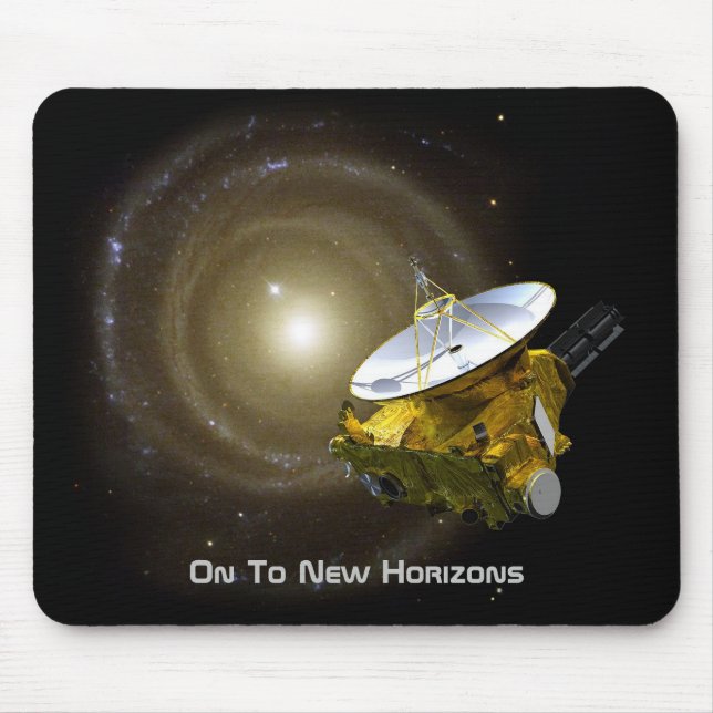 On To New Horizons Interstellar Spacecraft Mouse Pad (Front)