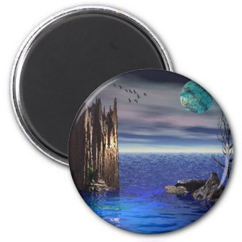 On Top Of The World /round Magnet by toots1 at Zazzle