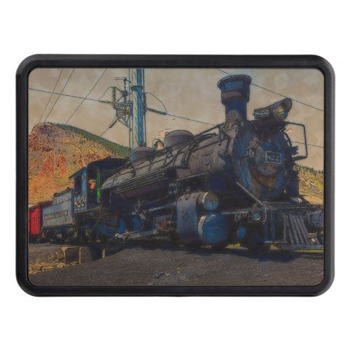 On Track _ Vintage Steam Train Hitch Cover