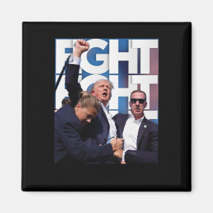 On Trump Fight For America Trump Undefeatable  Magnet